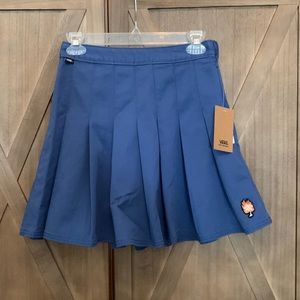 New with Tags - Blue Vans Sunset Pleated Skirt